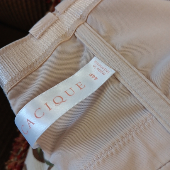 CACIQUE Size 44F Beige Smooth Boost Underwire Strapless Bra Excellent 44F - Picture 6 of 6